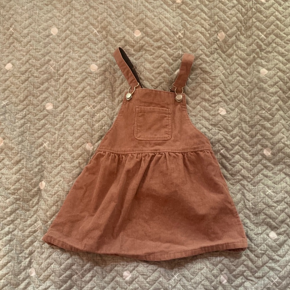 Zara Corduroy Baby Girl Dress